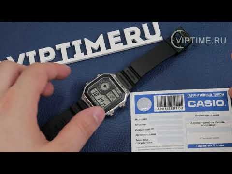 Часы Часы Casio AE-1200WH-1CVEF в Москве в Москве-video