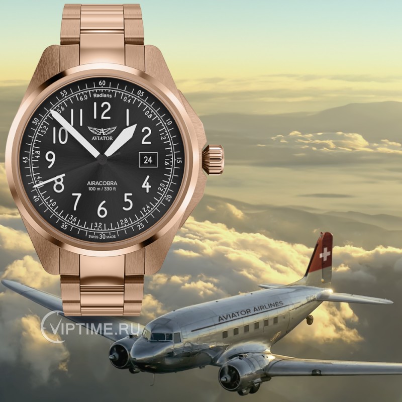Часы Часы Aviator AIRACOBRA 43 TYPE A V.1.38.2.322.5 в Москве в Москве