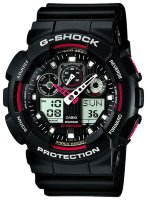 Мужские часы Casio G-Shock Ga-100-1A4 с будильником и хронографом
