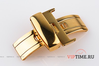 Клипса для ремешка бабочка IPG DS-0251 Yellow Gold
